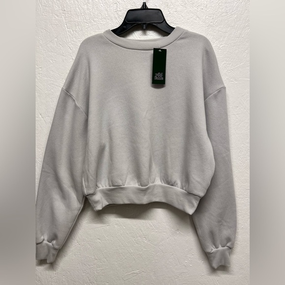 WOMEN’S Sweatshirt Light Grey M - Picture 1 of 4